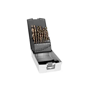 HSS-E-borsett i kobolt til metall – 25 deler 1-13mm
