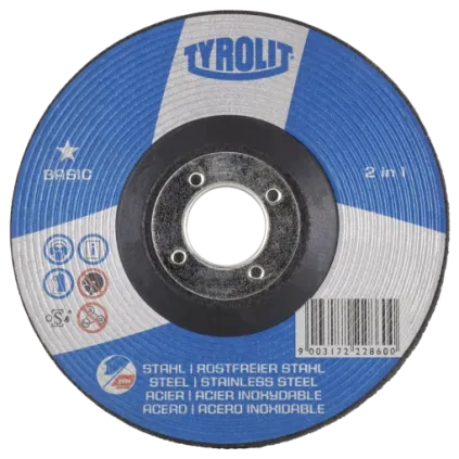 Slipeskive 150mm x 6mm x 22,23 Basic * inox Tyrolit
