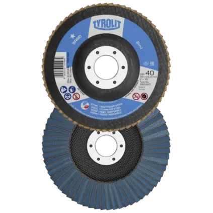 Flappdisck 125mm P40 kon Basic* inox Tyrolit