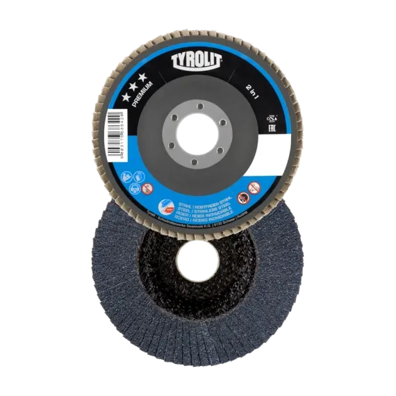 Flappdisck 125mm P80 Premium*** rett Inox Tyrolit