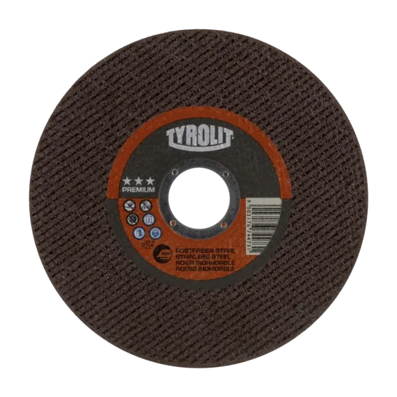 Kappeskive 125mm x 0,75mm x 22,23mm Inox Premium*** Tyrolit