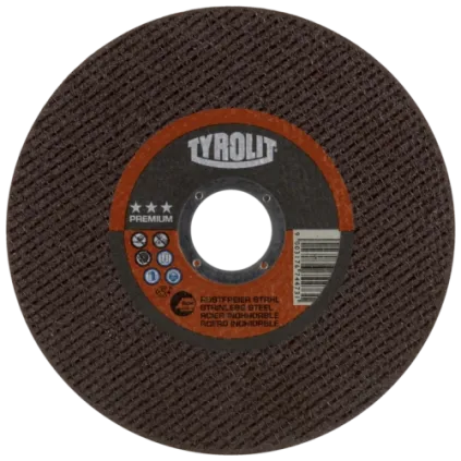 Kappeskive 125mm x 0,75mm x 22,23mm Inox Premium*** Tyrolit